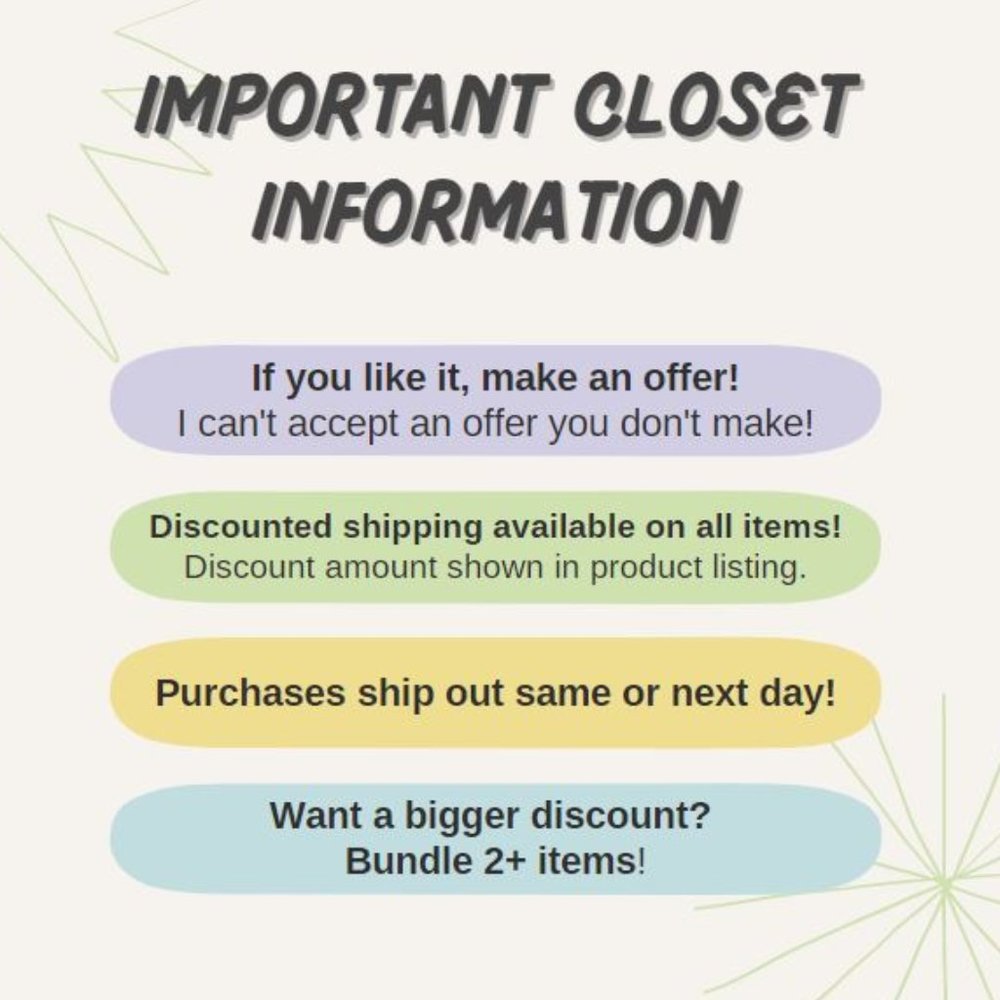 All items now have discounted shipping!